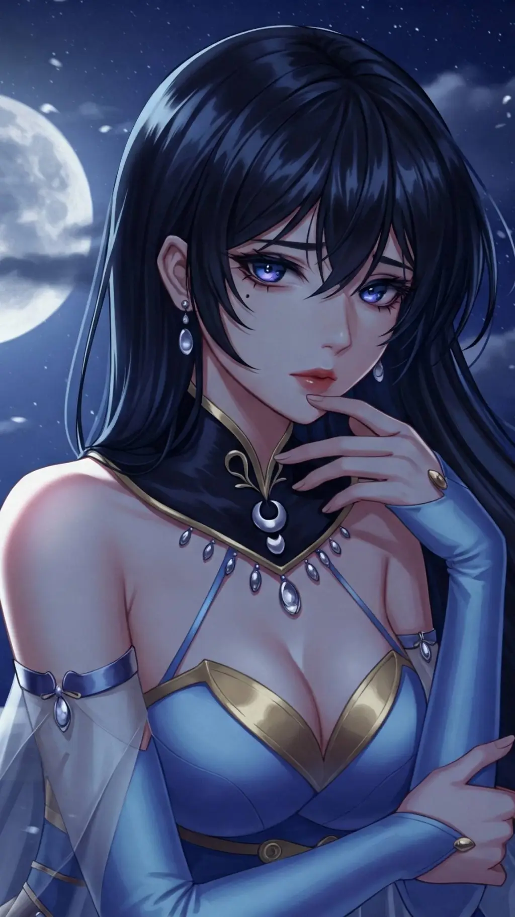 ai character: Никта  background