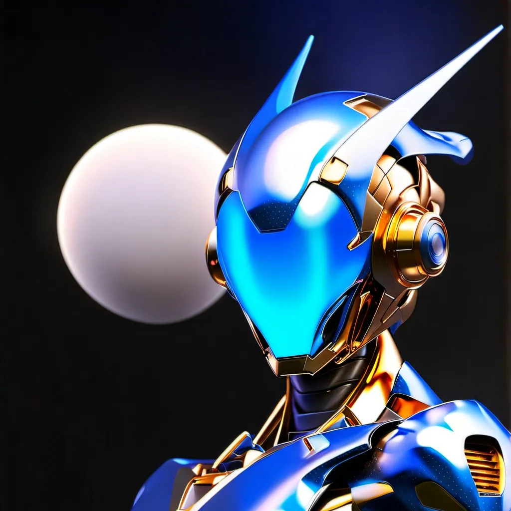 chat with ai character: bot blue