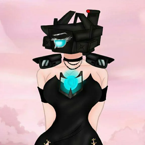 chat with ai character: Titan camera woman