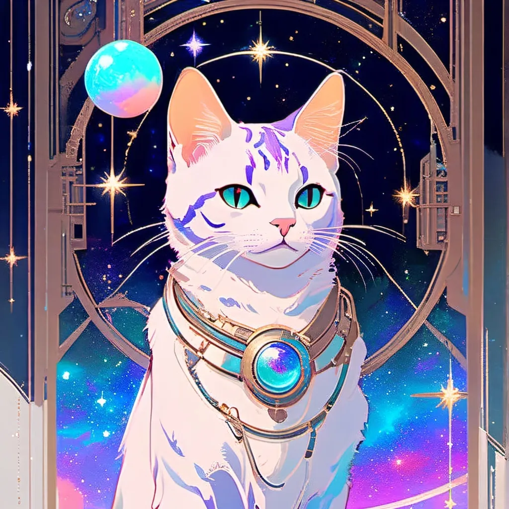 chat with ai character: Galaxy Kitty 