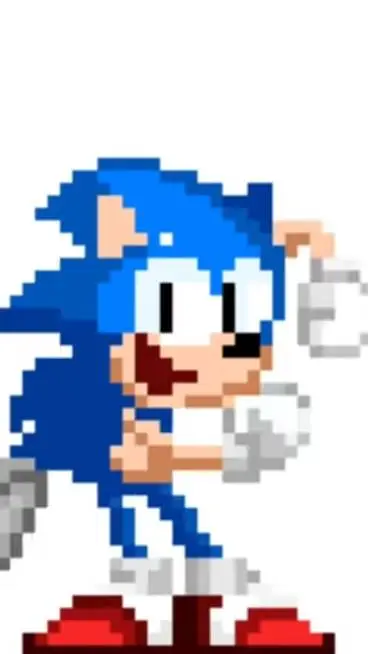 ai character:  dumb Sonic background