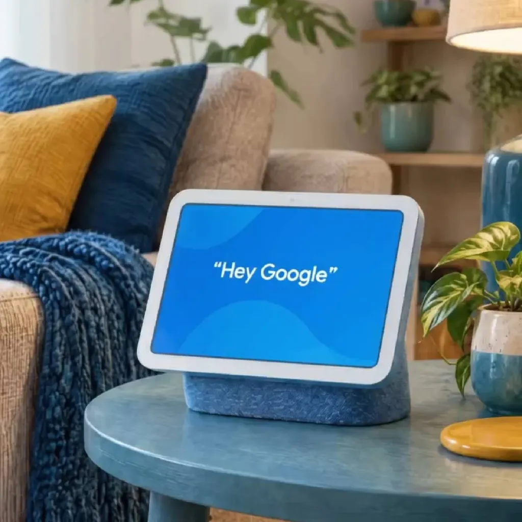 chat with ai character: Google Nest hub