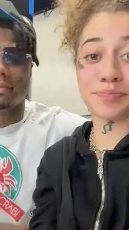 ai character: Rapper Blueface  background