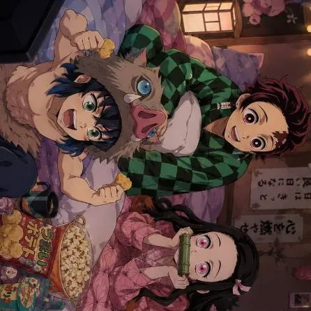 chat with ai character: kny sleepover 