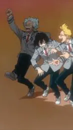 ai character: Aizawa and mic  background