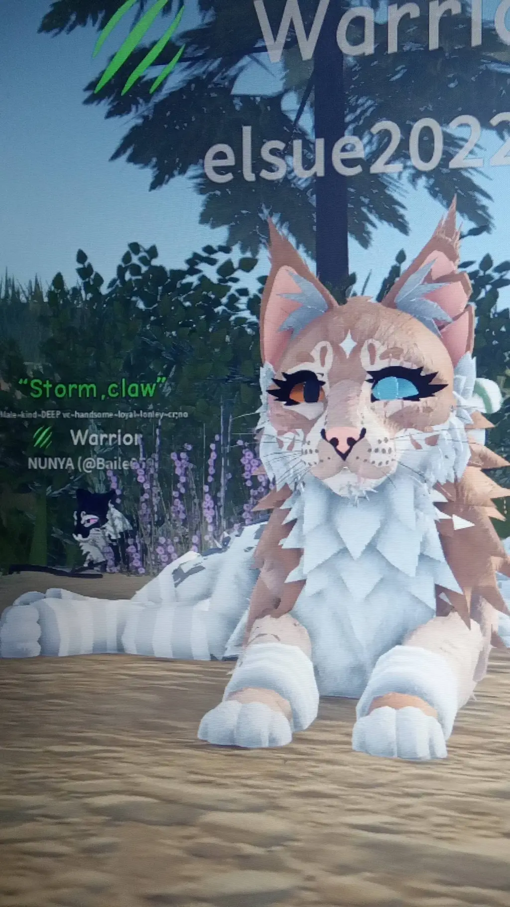 ai character: warrior cats background