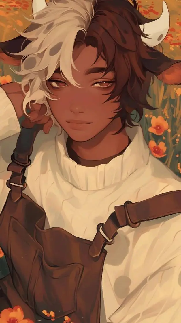 ai character: 🐮✿Rowan✿🐮 background