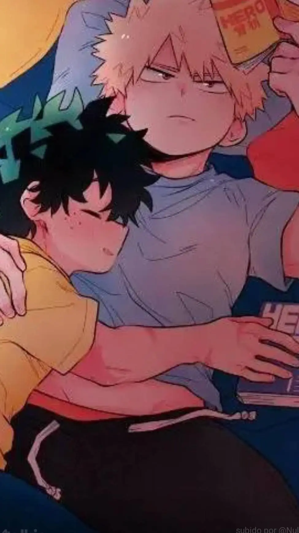 ai character: bakudeku  background