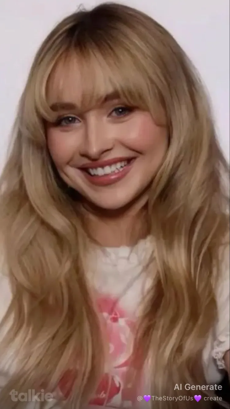 ai character: Sabrina carpenter  background