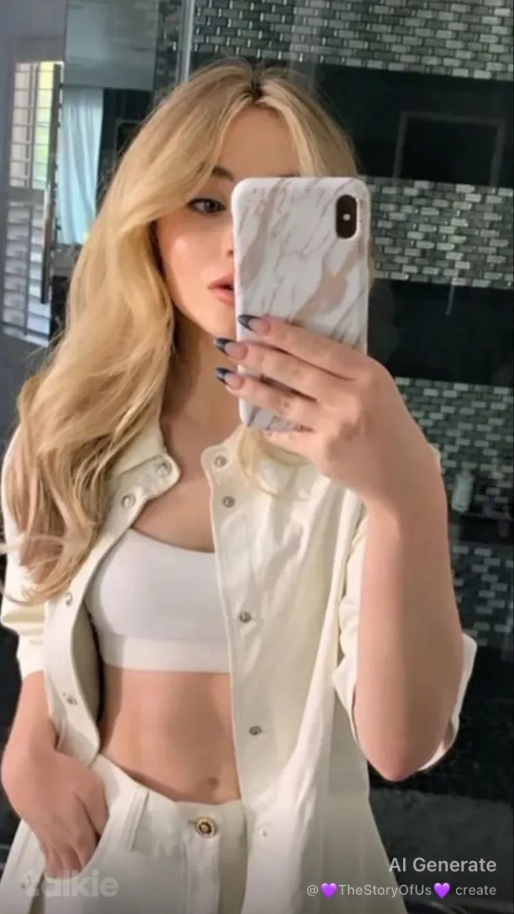 ai character: Sabrina carpenter  background