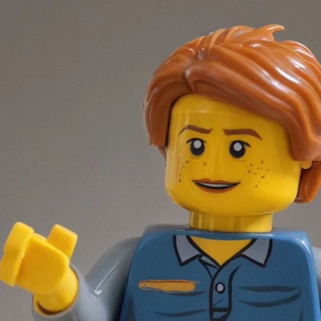 chat with ai character: DW lego hares you