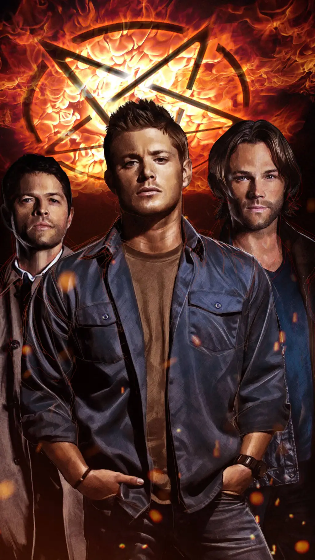 ai character: Supernatural  background