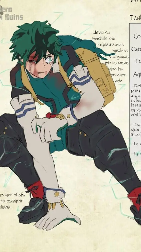 ai character: mha infección  background