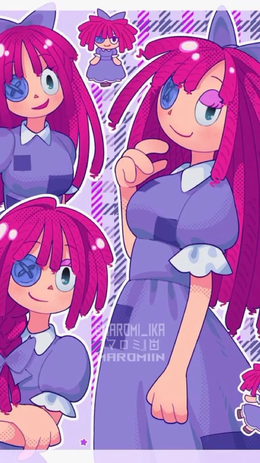 ai character: ragatha ^^ background