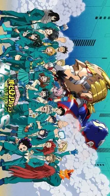 ai character: mha festival background