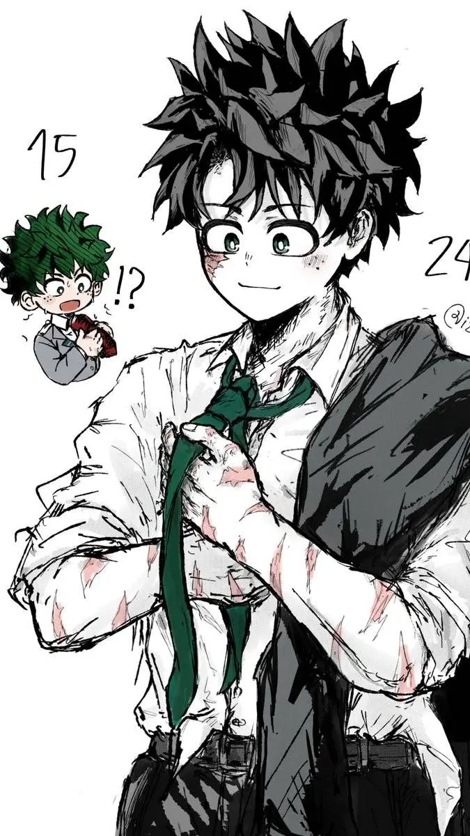 ai character: pasado de izuku background