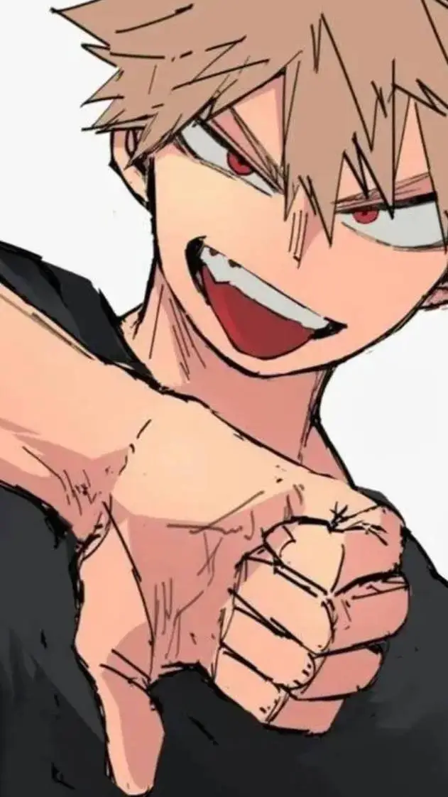 ai character: Katsuki bakugo  background
