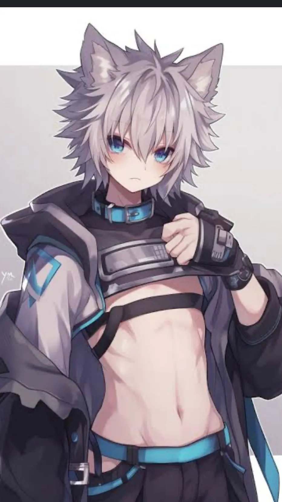 ai character: Angel shadow background