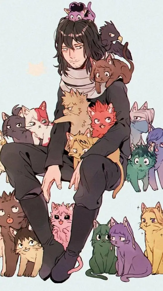 ai character: MHA Kitty ~ 😺 background