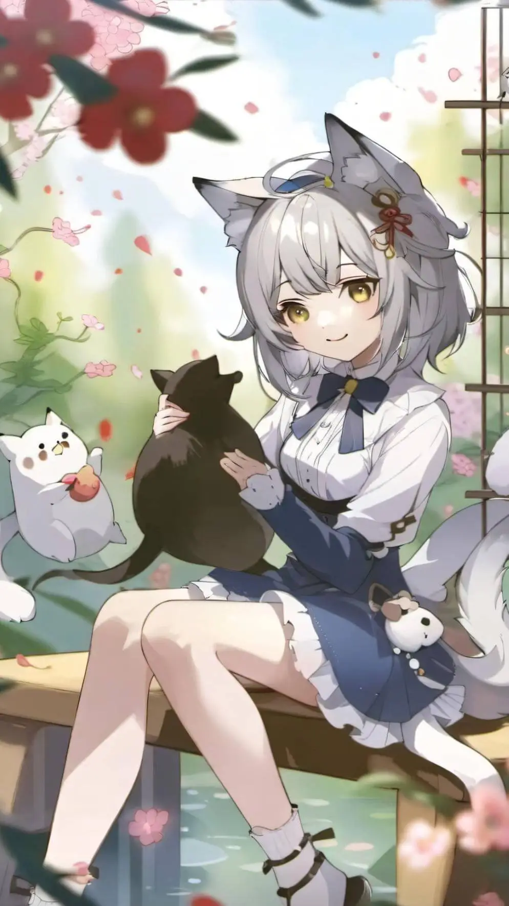 ai character: luna background