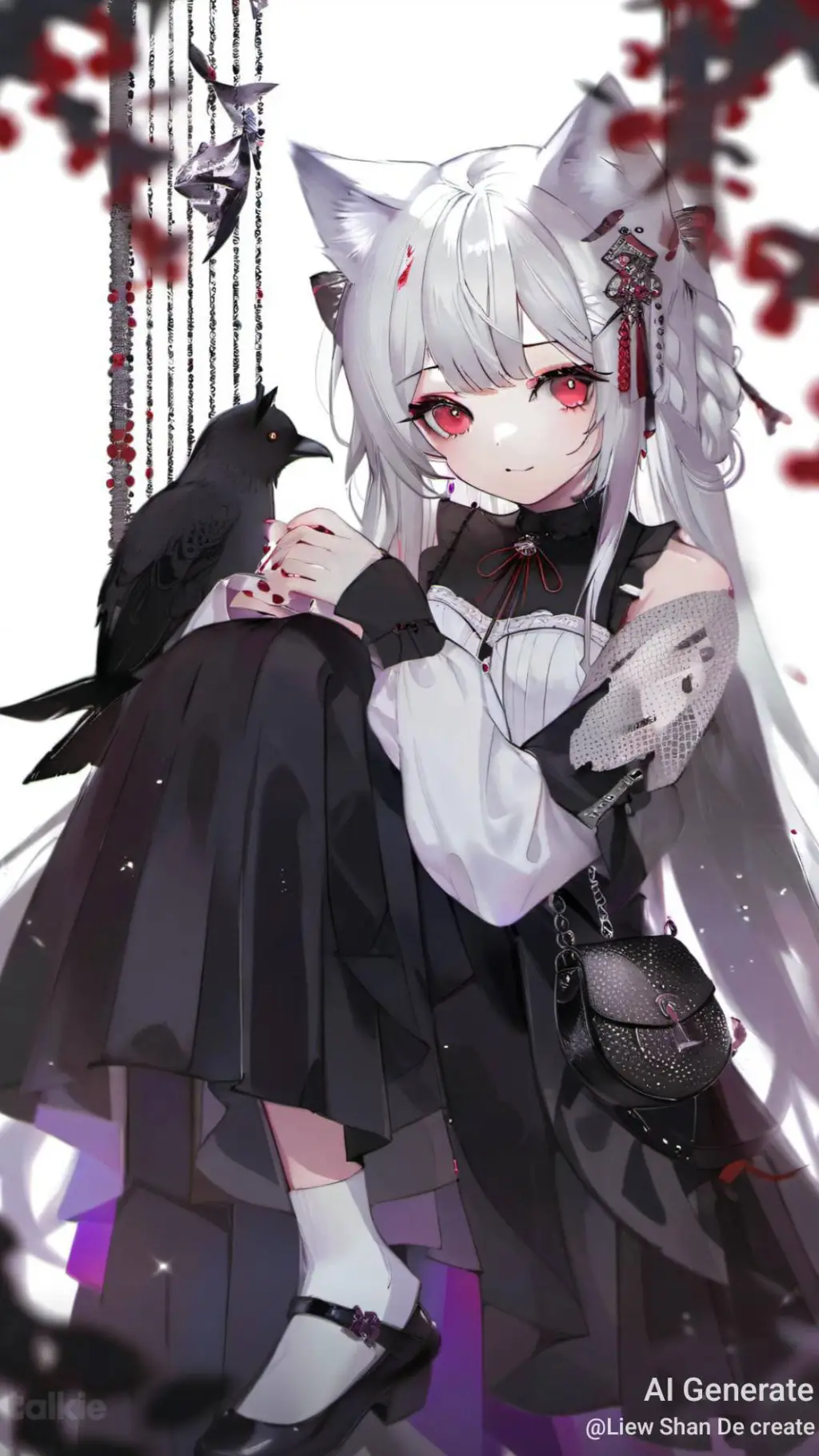 ai character: luna background