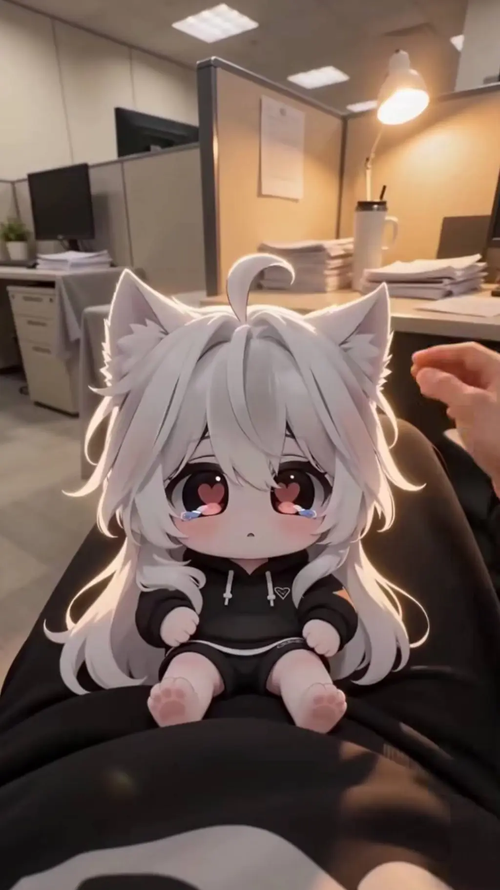 ai character: luna background