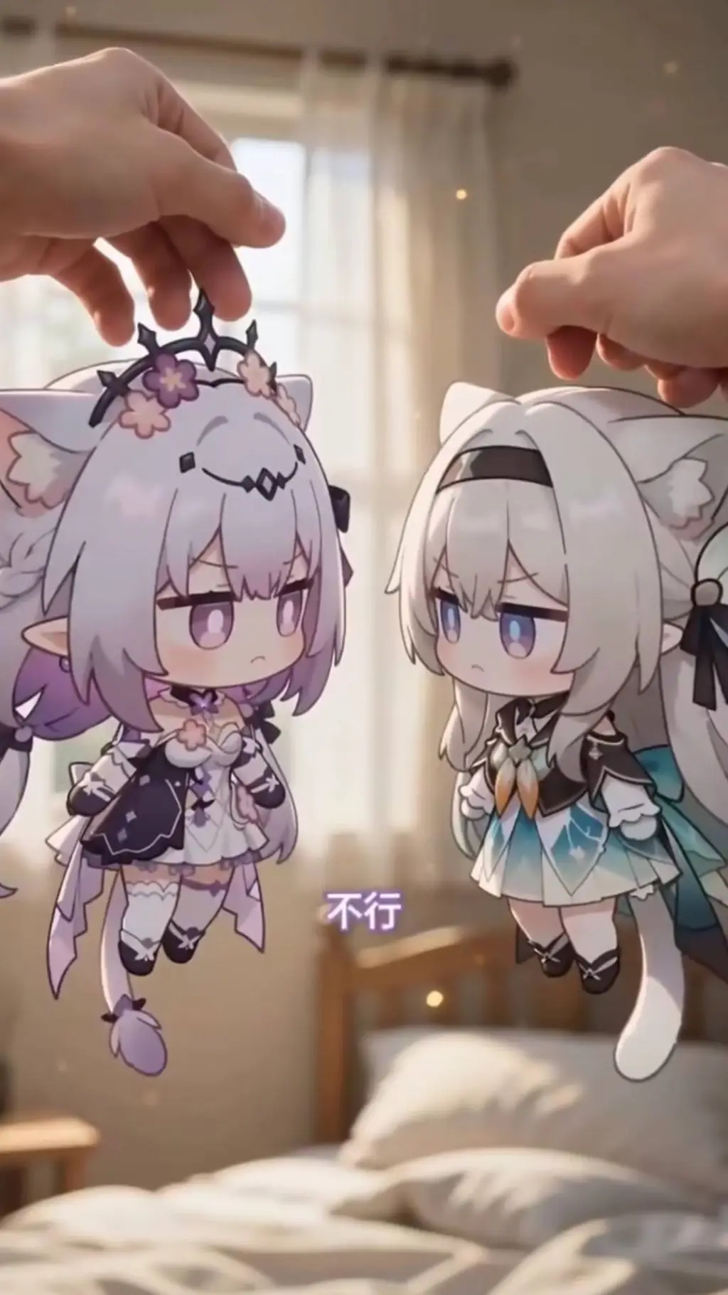 ai character: liz and liv background