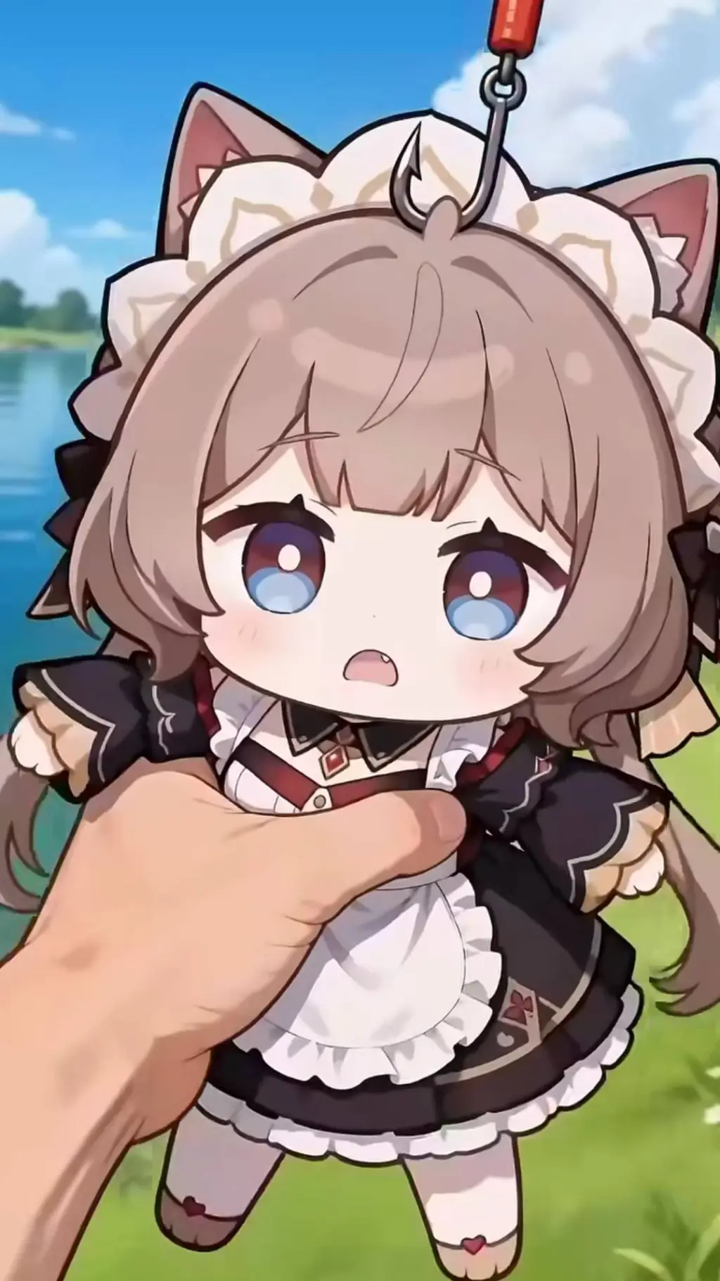 ai character: luna background
