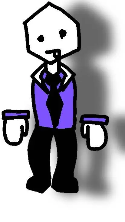 ai character: Hex background