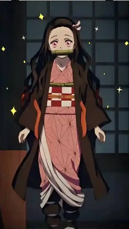 ai character: nezuko kamado background