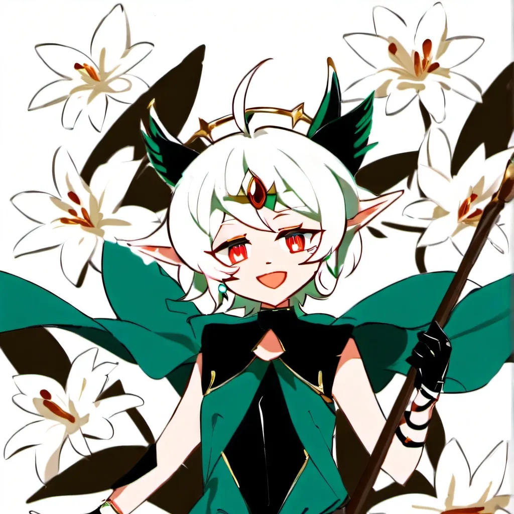 chat with ai character: White lily cookie