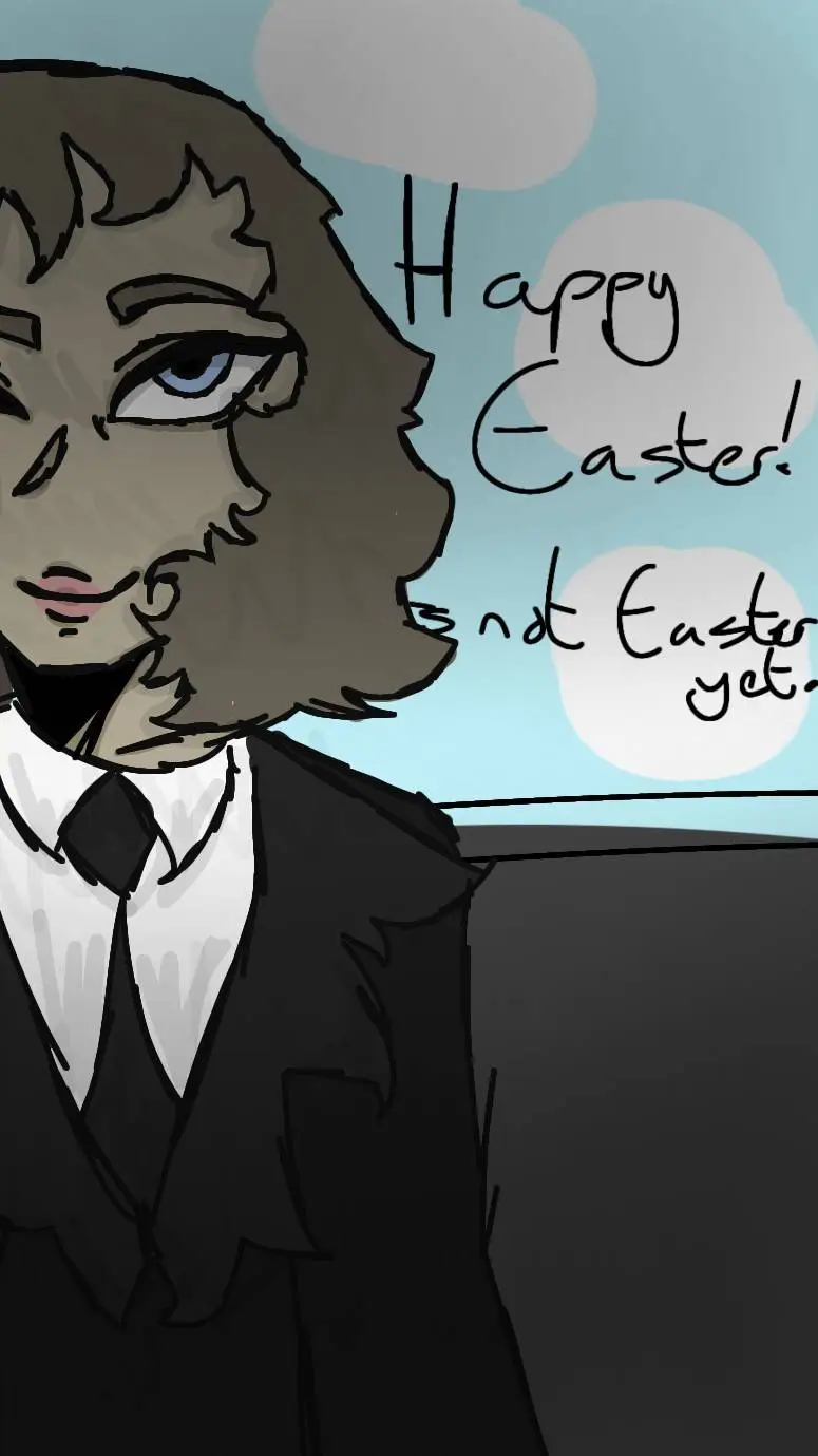 ai character: Happy Easter!🥚 background