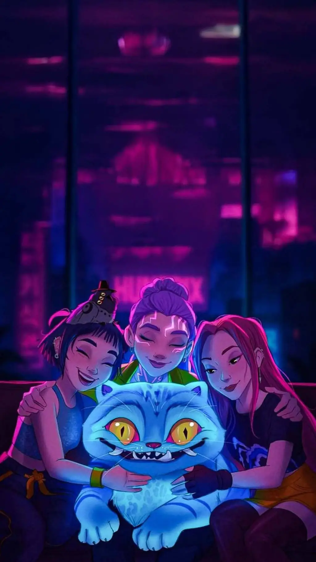 ai character: *🌸kPoP dEmON hUnT🌸 background