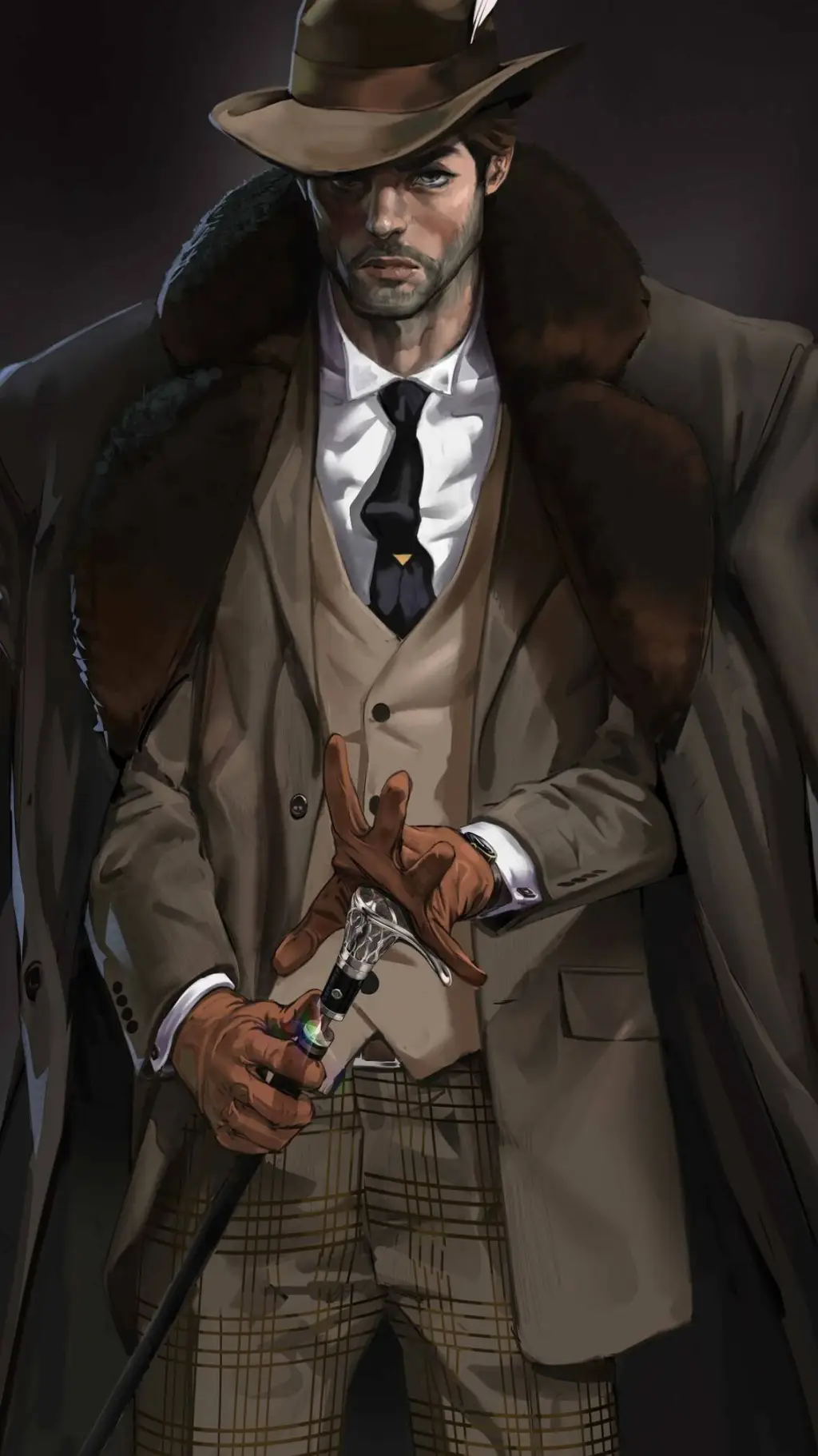 ai character: Damon Mat  background