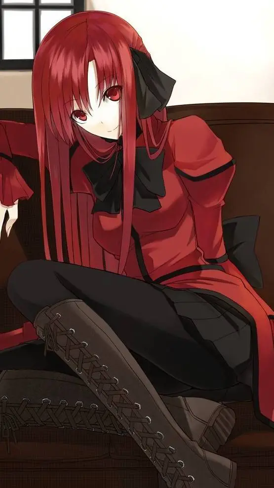 ai character: red ♥️ yandere  background