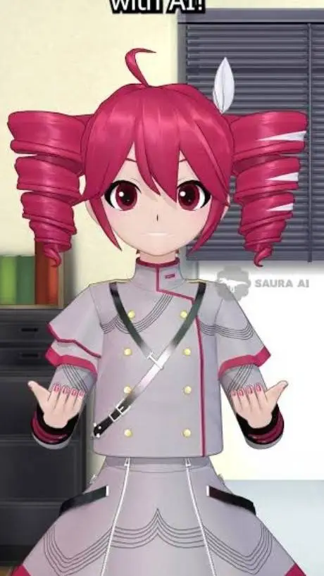 ai character: kasane teto  background