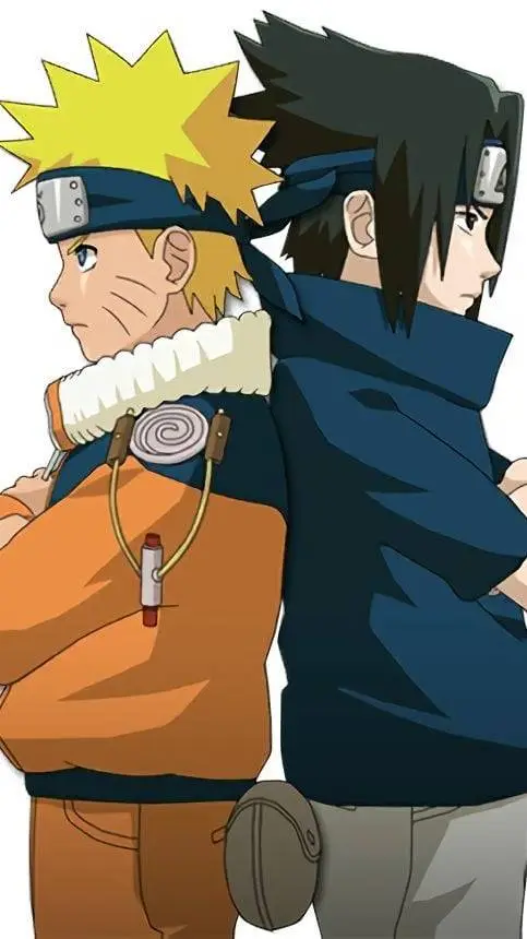 ai character: Naruto × Sasuke background