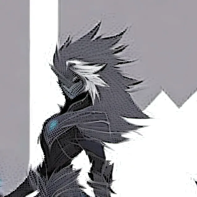 chat with ai character: furry protogen
