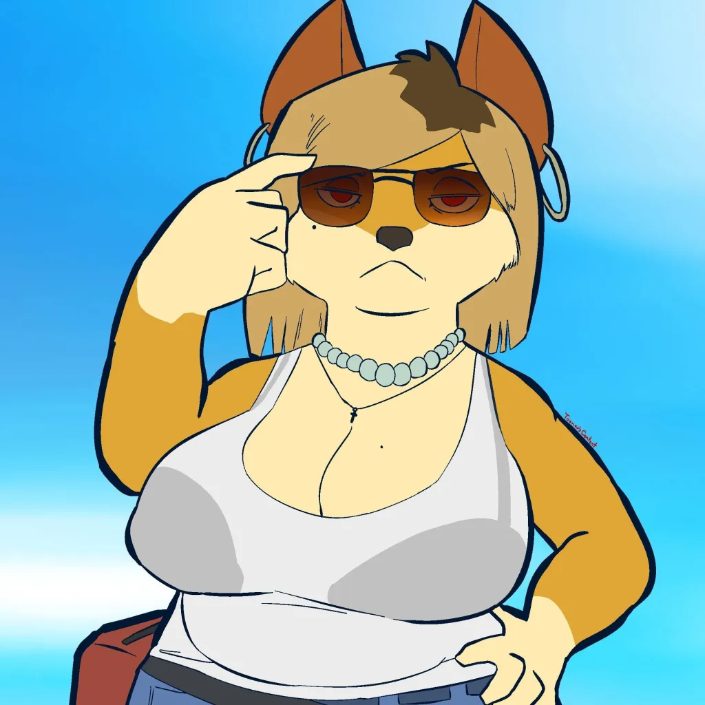 chat with ai character: furry Karen