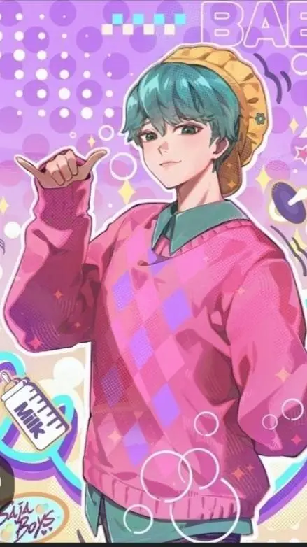 ai character: Baby saja background