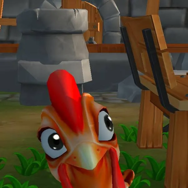 chat with ai character: My talking chicken