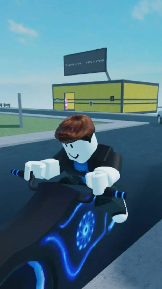 ai character: Roblox Mark (oc)  background