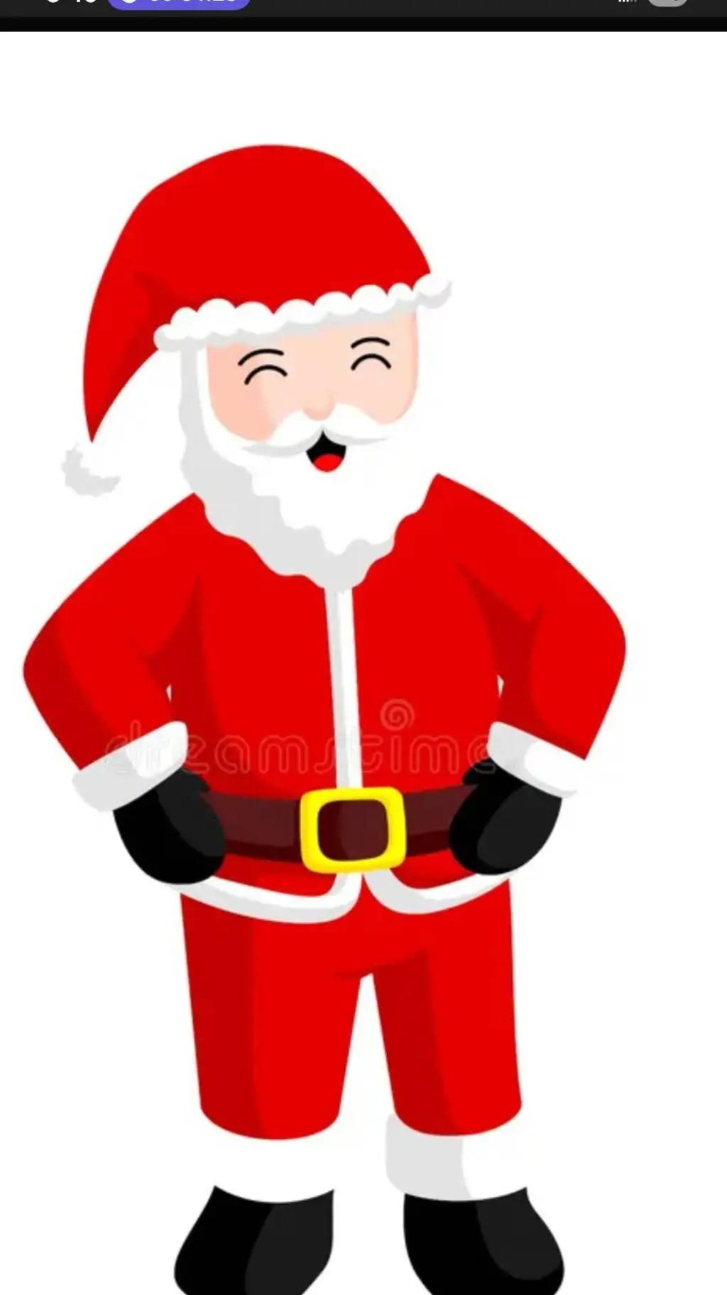 ai character: santa clause background