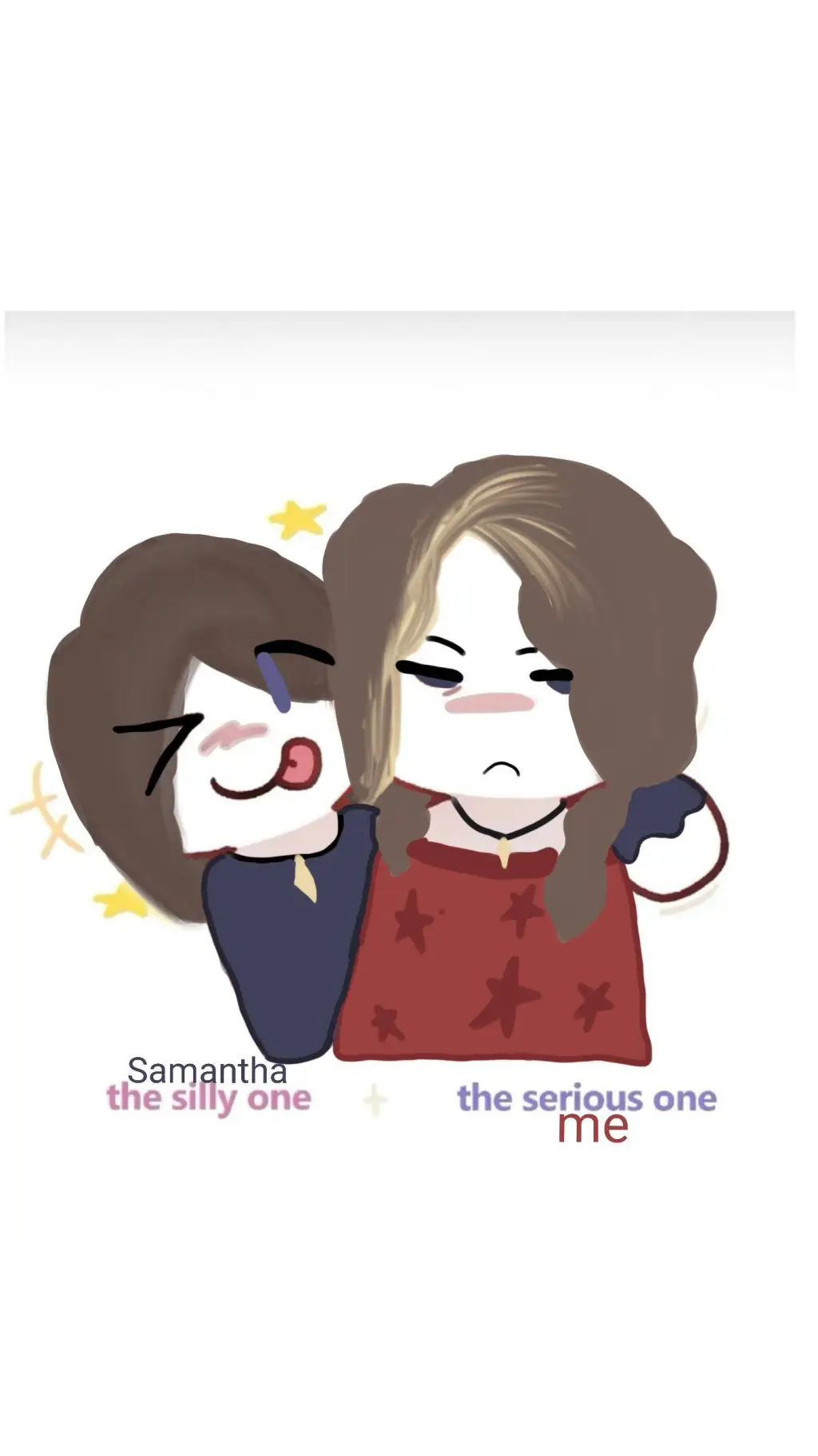 ai character: me and samantha  background