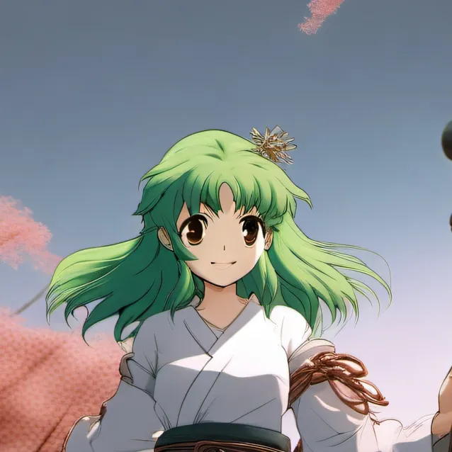 chat with ai character: sanae kochiya