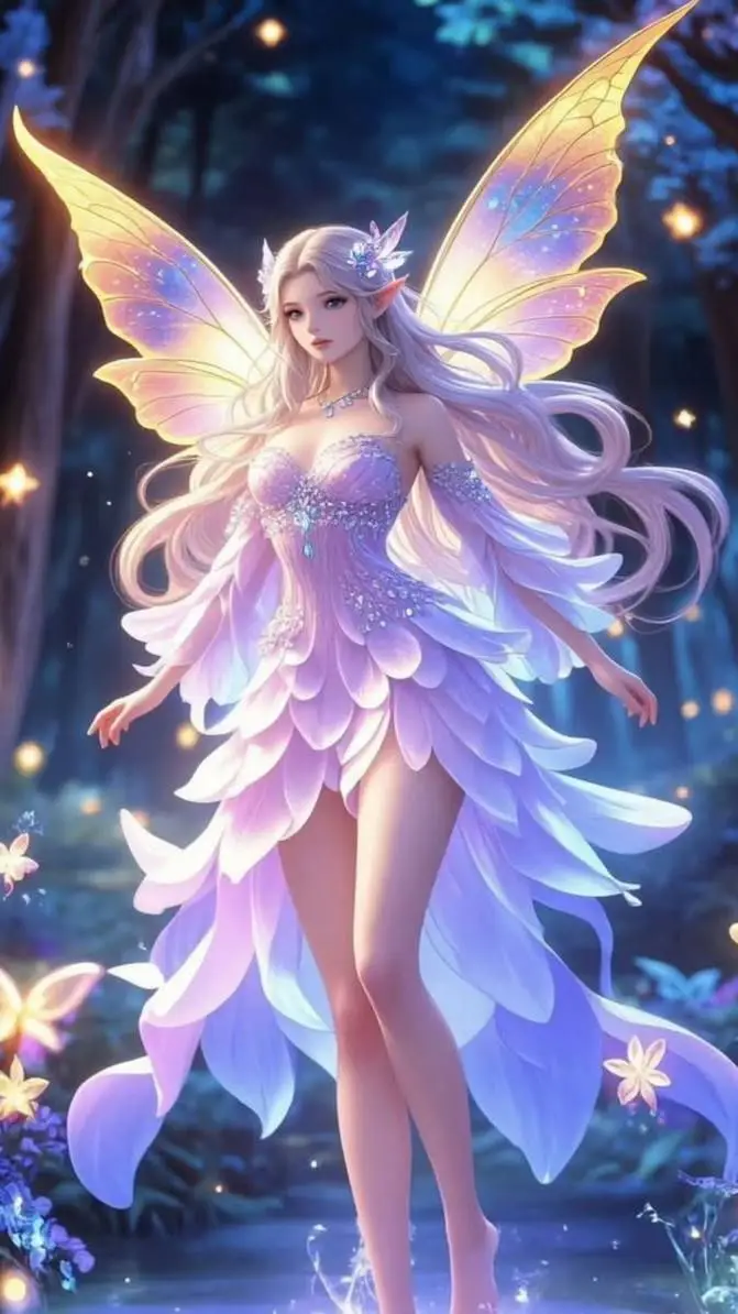 ai character: Fairy background