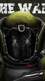 ai character: raged winter horn background