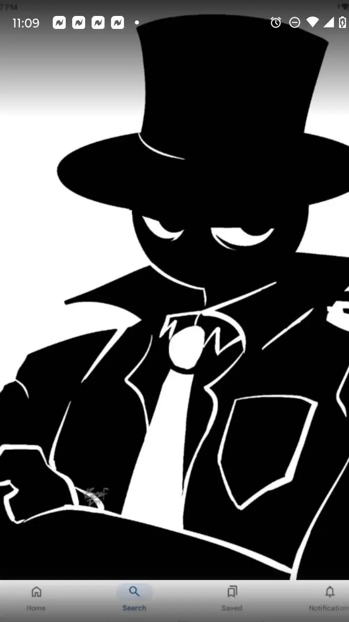 ai character: 🖤 Mr Black 🖤 background