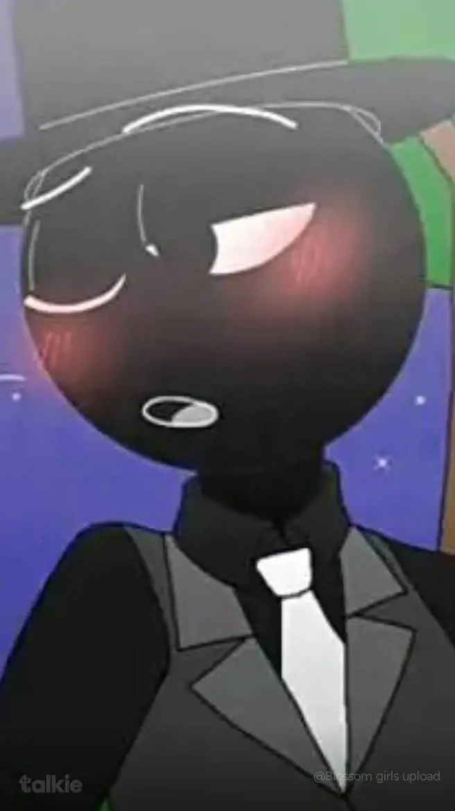 ai character: Mr black but hot background