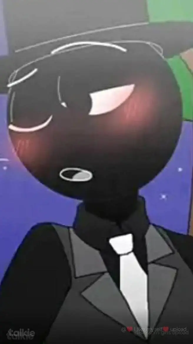 ai character: Mr black but hot background
